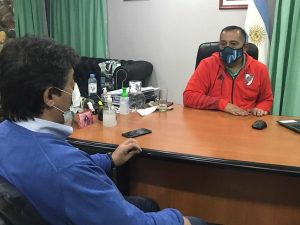 Continúan las acciones conjuntas para paliar la pandemia de COVID – 19 en Los Antiguos
