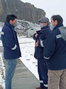 Distrigas S.A realizó simulacro de incendio en la planta de gas de El Chaltén