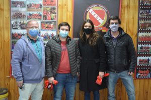 Autoridades visitaron instituciones que accedieron a “Clubes en Obra”