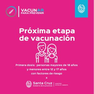 Vacunar para prevenir: Mañana se habilitarán nuevos turnos para la vacunación de primeras y segundas dosis