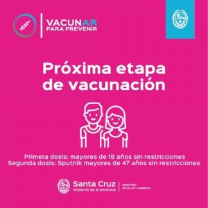 Vacunar para prevenir: Continúa abierto el turnero para la aplicación de primeras y segundas dosis