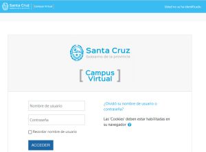 Habilitan el Campus Virtual de Santa Cruz