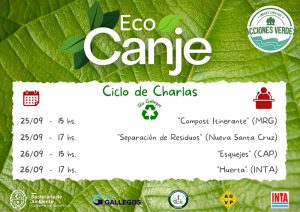 Acciones Verdes: Concretaran jornada de EcoCanje en Río Gallegos