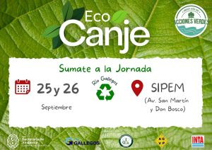Acciones Verdes: Concretaran jornada de EcoCanje en Río Gallegos