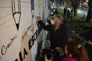 Juventudes Santacruceñas realizaron vigilia y recordaron “La Noche de los lápices”