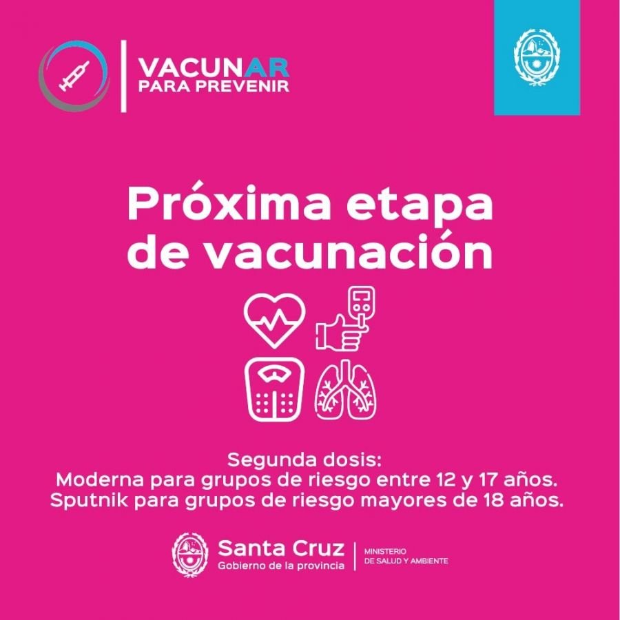 Vacunar para prevenir: Se habilitan nuevos turnos para completar esquemas de vacunación y aplicación de primeras dosis