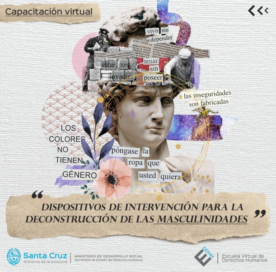 Convocan a participar de la capacitación "Dispositivos de intervención para la deconstrucción de las masculinidades"