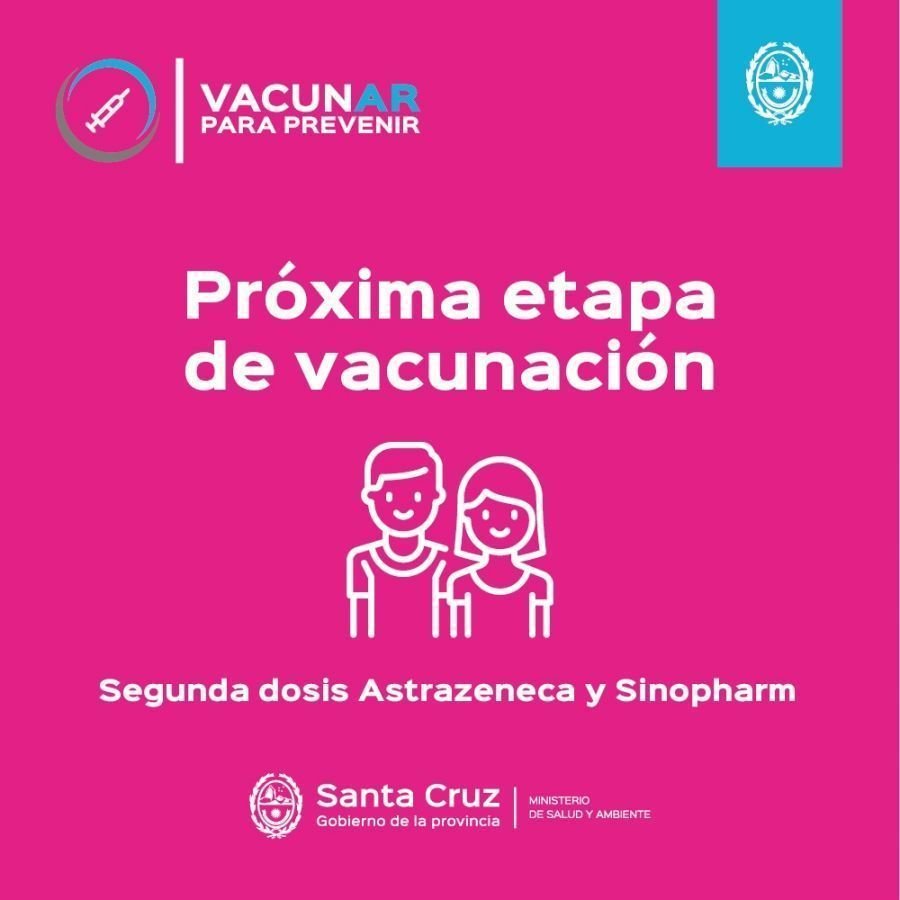 Vacunar para prevenir: Continúa abierto el turnero para la aplicación de primeras y segundas dosis