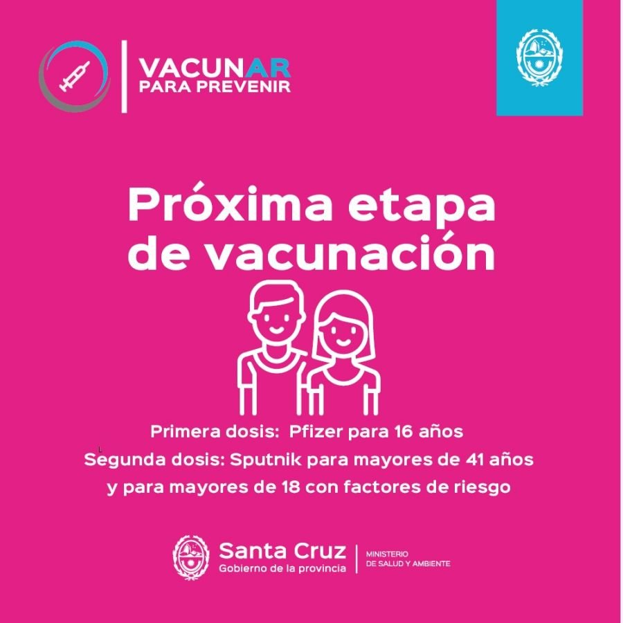Vacunar para prevenir: Desde las 13:00 se habilitan nuevos turnos