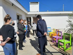 Autoridades de Desarrollo Social recorrieron el nuevo Centro de Promoción de Derechos de la Niñez