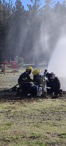 Realizaron simulacro de incendio en la Planta de Gas de Los Antiguos