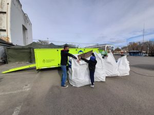 #AccionesVerdes: vecinos y vecinas se sumaron al EcoCanje en Río Gallegos