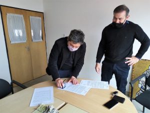 Cultura rubricó convenio de cooperación mutua con la Asociación Discepolín