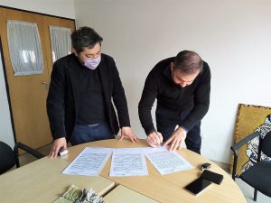 Cultura rubricó convenio de cooperación mutua con la Asociación Discepolín