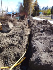 El Gobierno de Santa Cruz comenzó las obras de extensión de redes de gas en Los Antiguos