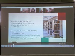 Concretan capacitación en la Biblioteca Juan Hilarión Lenzi