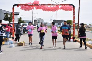 Octubre Rosa: Salud realizó la Maratón Saludable en Puerto San Julián
