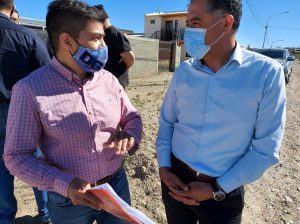 Autoridades realizaron una recorrida por obras de gas en Puerto Deseado