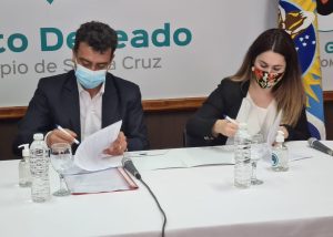 Autoridades realizaron una recorrida por obras de gas en Puerto Deseado