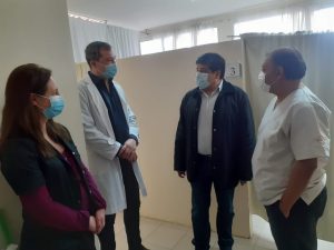 Autoridades de Salud visitaron el Hospital de la localidad de Perito Moreno