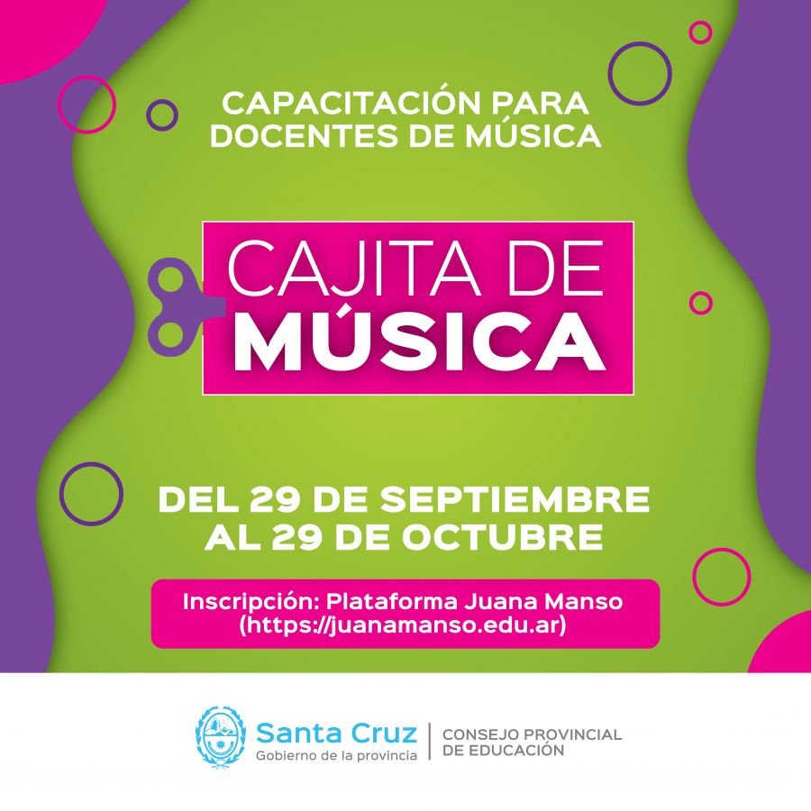 Hasta el 29 de octubre está abierta la inscripción a Capacitación Cajita de Música Argentina