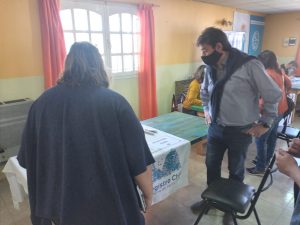 Autoridades de Desarrollo Social visitan Caleta Olivia