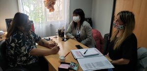 Intensa jornada de trabajo del Ministerio de Desarrollo en Caleta Olivia
