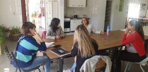 Intensa jornada de trabajo del Ministerio de Desarrollo en Caleta Olivia