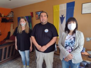 Intensa jornada de trabajo del Ministerio de Desarrollo en Caleta Olivia