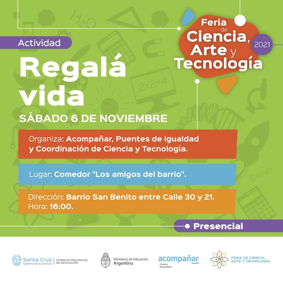 Invitan a participar de la actividad “Regalá vida”