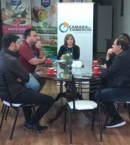 Producción se reunió con referentes de la Cámara de Comercio de Caleta Olivia