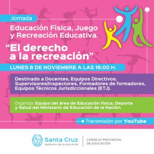 Invitan a participar del Curso Educación Física desde una perspectiva de derechos