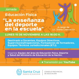 Invitan a participar del Curso Educación Física desde una perspectiva de derechos