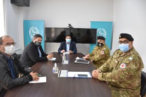 Salud recibió a autoridades del Hospital Militar