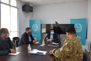 Salud recibió a autoridades del Hospital Militar