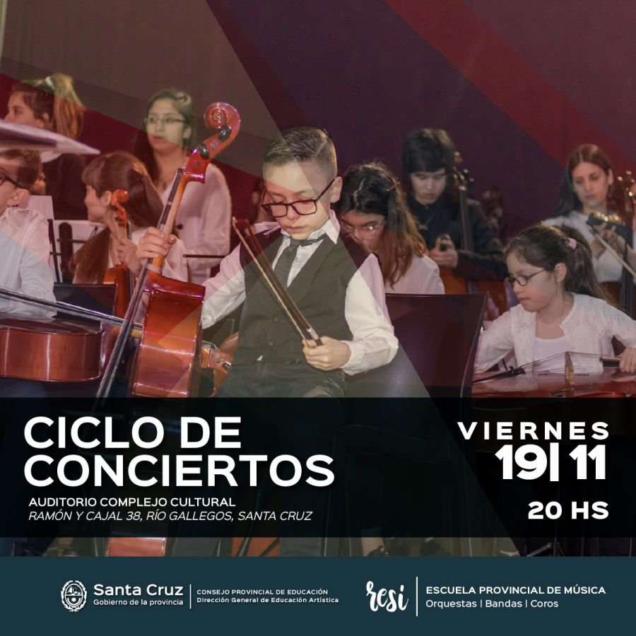 Invitan a una nueva presentación del Ciclo de Conciertos de la Escuela Provincial de Música ReSi