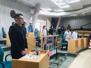 Estudiantes participan del encuentro nacional del Parlamento Juvenil del Mercosur