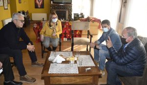 Alicia Kirchner recibió en El Calafate al ministro de Agricultura de Nación Julián Domínguez