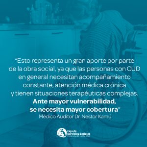 La Caja de Servicios Sociales acompaña a 4062 afiliadxs con Certificado Único de Discapacidad
