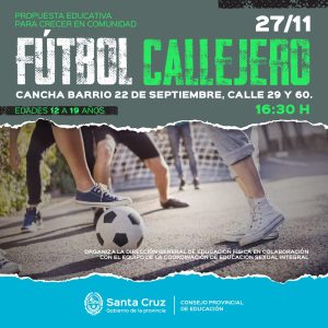 Invitan a participar de la propuesta de inclusión “El fútbol de los tres tiempos”
