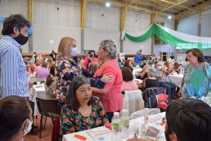 Alicia participó en los festejos por el 60 aniversario de la Caja de Previsión Social