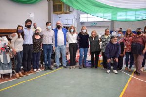 Alicia participó en los festejos por el 60 aniversario de la Caja de Previsión Social