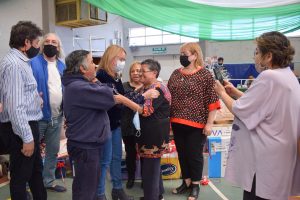 Alicia participó en los festejos por el 60 aniversario de la Caja de Previsión Social