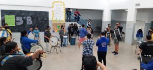 Autoridades de Educación visitaron los talleres y tutorías que se dictan en el CPES N°40