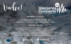 Vuelve la 4° edición de Glaciares en Concierto 2021