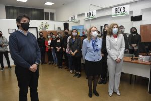 Alicia encabezó el acto por el 60 ° aniversario de la Caja de Previsión Social