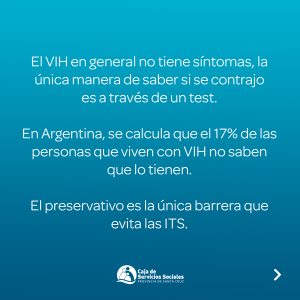 La Caja de Servicios Sociales acompaña a 437 pacientes con VIH