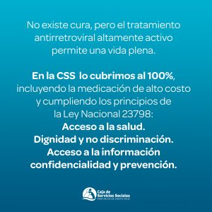 La Caja de Servicios Sociales acompaña a 437 pacientes con VIH