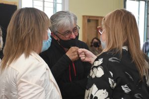 Alicia encabezó el homenaje a Juan Esteban, trabajador rural protagonista de las huelgas de 1921