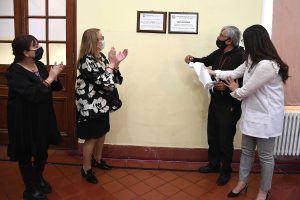 Alicia encabezó el homenaje a Juan Esteban, trabajador rural protagonista de las huelgas de 1921